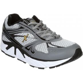 Genesis XPS Men's Comfort Therapeutic Extra Depth Athletic Shoe: Grey/Black 10.0 Medium (D) Lace