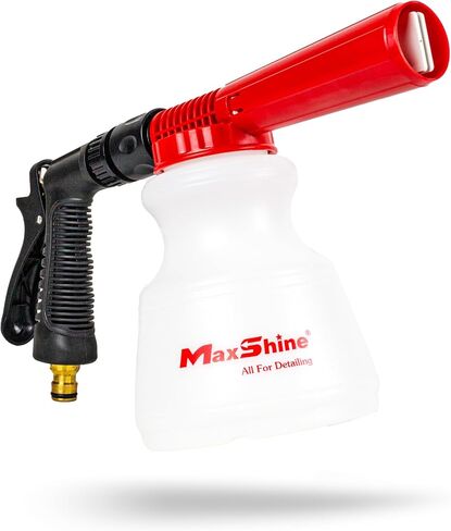 Maxshine Low Pressure Foam Gun لغسل السيارات - اتصال خرطوم حديقة عالمي ، يزيل بأمان مجموعة الأوساخ الكاشطة - مجموعة مدفع الرغوة للتفصيل السيارة ، ولا حاجة إلى غسالة ضغط in Saudi Arabia