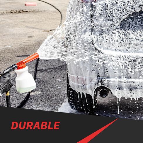 Maxshine Low Pressure Foam Gun لغسل السيارات - اتصال خرطوم حديقة عالمي ، يزيل بأمان مجموعة الأوساخ الكاشطة - مجموعة مدفع الرغوة للتفصيل السيارة ، ولا حاجة إلى غسالة ضغط in Saudi Arabia