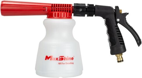 Maxshine Low Pressure Foam Gun لغسل السيارات - اتصال خرطوم حديقة عالمي ، يزيل بأمان مجموعة الأوساخ الكاشطة - مجموعة مدفع الرغوة للتفصيل السيارة ، ولا حاجة إلى غسالة ضغط in Saudi Arabia