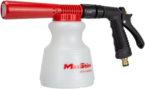 Maxshine Low Pressure Foam Gun لغسل السيارات - اتصال خرطوم حديقة عالمي ، يزيل بأمان مجموعة الأوساخ الكاشطة - مجموعة مدفع الرغوة للتفصيل السيارة ، ولا حاجة إلى غسالة ضغط in Saudi Arabia