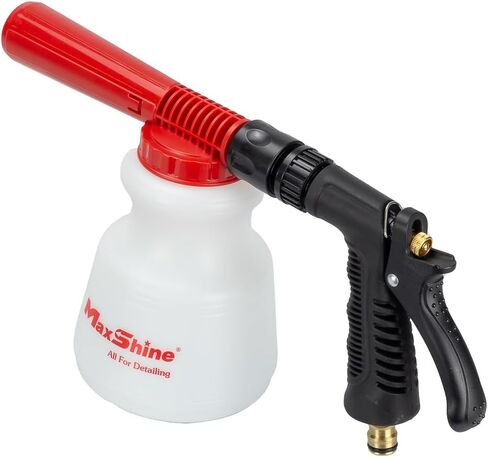 Maxshine Low Pressure Foam Gun لغسل السيارات - اتصال خرطوم حديقة عالمي ، يزيل بأمان مجموعة الأوساخ الكاشطة - مجموعة مدفع الرغوة للتفصيل السيارة ، ولا حاجة إلى غسالة ضغط in Saudi Arabia