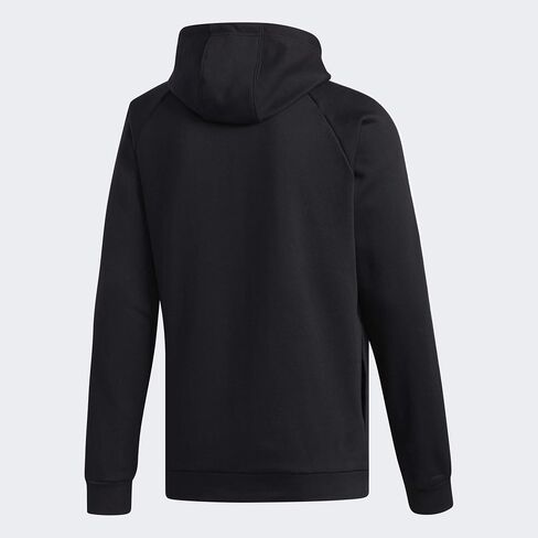 adidas mens Essentials 3-Stripes Pullover Hoodie Black/White2 Large in Kuwait