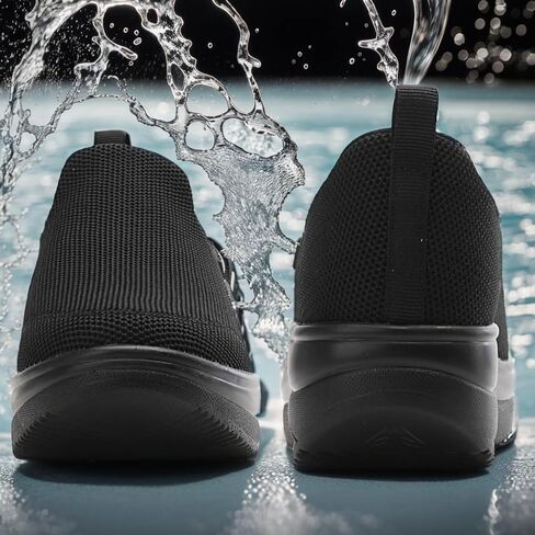 Walking Shoes for Women Slip On Nurse Slip Resistant Work Sock Sneakers Food Service Platform Comfortable Weight Light in Saudi Arabia