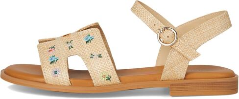 Steve Madden Girls Shoes Girls Haydlyn Flat Sandal, Floral Raffia, 2 Little Kid in Saudi Arabia