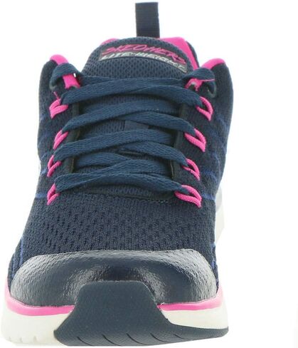 Skechers Unisex-Child Sport, Air Cooled Memory Foam, Girls Lace Up Sneaker in Kuwait