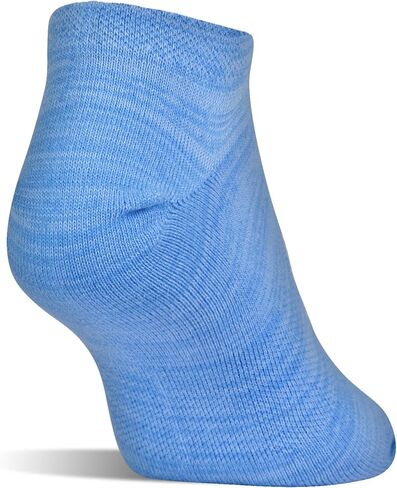 Under Armour Essential 2.0 No Show Socks 6-Pair White/Halo Gray/Assorted MD (Women's Shoe 6-10) in Kuwait