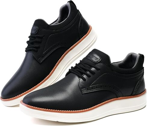 Men's Dress Sneakers Oxfords Shoes Business Wingtip Casual Walking Brogue Shoes in Kuwait