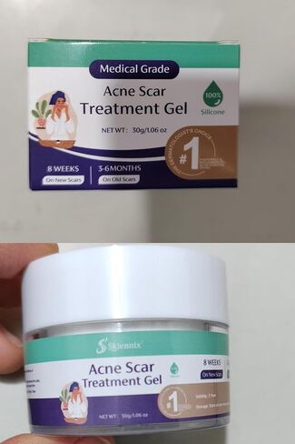 Acne Scar Treatment for Face, Advanced Scar Gel, Treats Old and New Scars, Reduces the Appearance of Scars for Face Acne, Surgical, Injury (30g/1.06oz) in Saudi Arabia