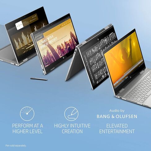 HP Envy X360 Convertible 15-Inch FHD Touchscreen Laptop with Fingerprint Reader, 8th Gen Intel Core i7-8565U, 8 GB SDRAM, 512 GB Solid-State Drive, Windows 10 Home (15-cn1020nr, Natural Silver) in Kuwait