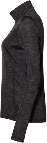 adidas Womens Lightweight Melange Quarter-Zip Pullover (A476) -Black Mela in Saudi Arabia