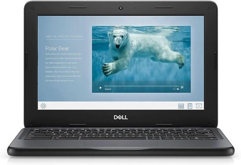 Dell Chromebook 11 3100 11.6"" Touchscreen Chromebook - HD - 1366 x 768 - Celeron - 4GB RAM - 32GB Flash Memory, Black (Renewed) in Kuwait