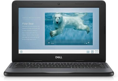 Dell Chromebook 11 3100 11.6"" Touchscreen Chromebook - HD - 1366 x 768 - Celeron - 4GB RAM - 32GB Flash Memory, Black (Renewed) in Kuwait