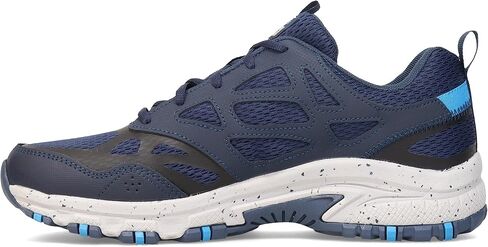 Skechers Men's Hillcrest Lace-up Sneaker Oxford, Black/Red, 8 in Kuwait