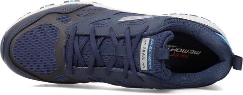 Skechers Men's Hillcrest Lace-up Sneaker Oxford, Black/Red, 8 in Kuwait