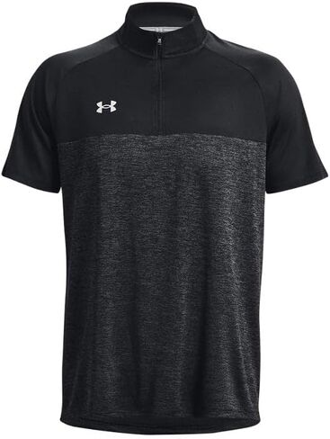 Under Armour Mens Locker SS 1/4 Zip White Medium in Saudi Arabia