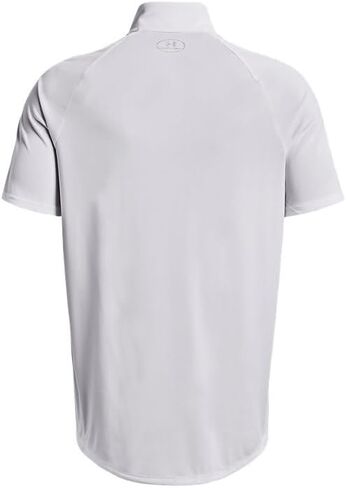 Under Armour Mens Locker SS 1/4 Zip White Medium in Kuwait