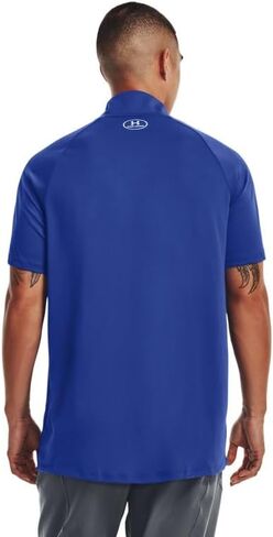 Under Armour Mens Locker SS 1/4 Zip White Medium in Kuwait