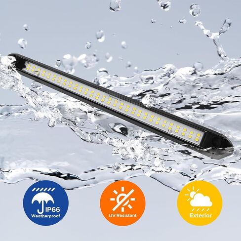 حلم الإضاءة RV مصابيح المظلة العربة خارج الشرفة ضوء المقطورة الخارجي LED LED LIDL BAR 800 LUMEN أبيض الإضاءة in Kuwait