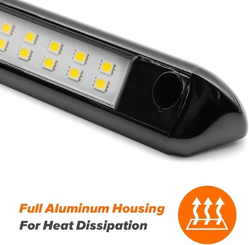 حلم الإضاءة RV مصابيح المظلة العربة خارج الشرفة ضوء المقطورة الخارجي LED LED LIDL BAR 800 LUMEN أبيض الإضاءة in Kuwait