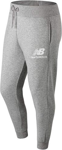New Balance Men's NB Essentials Stacked Logo Sweatpant, Black, 3X-Large in Kuwait