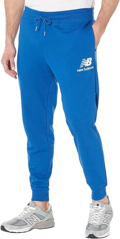 New Balance Men's NB Essentials Stacked Logo Sweatpant, Black, 3X-Large in Kuwait