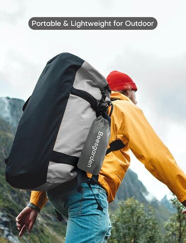 Waterproof Rain Poncho for Men and Women, Lightweight Waterproof Rain Jackets with Hood, 3-in-1 Multifunctional Foldable Protective Blanket, Shelter Tarpaulin for Outdoors, Camping, Hiking in Kuwait