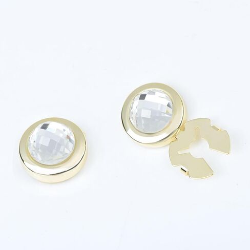 زر Crystal Cufflink يغطي ملحق زر دعوى القميص للرجال نساء in Kuwait