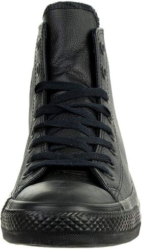 حذاء Converse Chuck Taylor All Star جلدي عالي الجودة، أسود أحادي، 9 B(M) US Women / 7 D(M) US Men in Saudi Arabia