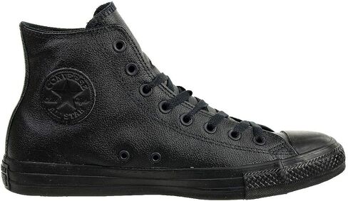 حذاء Converse Chuck Taylor All Star جلدي عالي الجودة، أسود أحادي، 9 B(M) US Women / 7 D(M) US Men in Saudi Arabia