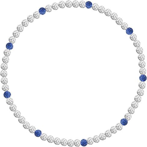 Beaded Chain Stuff,Bling Ice Collection, Rhinestone Inspired Discoball Baseball Necklace Baseball Dirp Accessories for Baseball Team Lovers for Men Boys 16Inch / 20Inch in Saudi Arabia