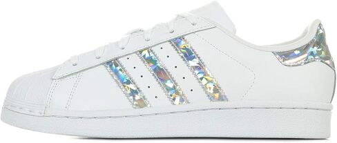 adidas Originals Superstars Running Shoe, Ch Solid Grey/White, 4 M US Big Kid in Saudi Arabia