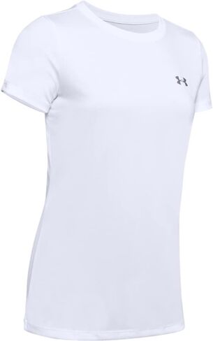 Under Armour Women's Tech Short-Sleeve T-Shirt , Cruise Blue (899)/Metallic Silver , Medium in Saudi Arabia