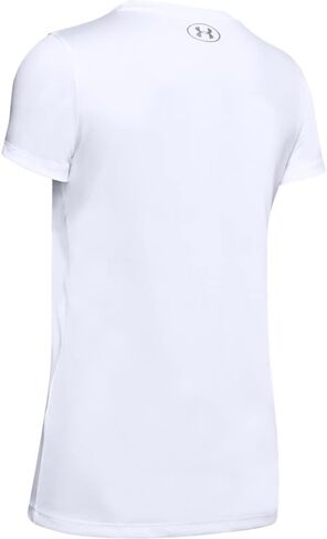 Under Armour Women's Tech Short-Sleeve T-Shirt , Cruise Blue (899)/Metallic Silver , Medium in Saudi Arabia