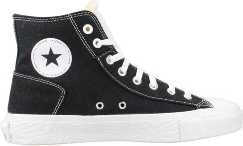 Converse Women's Chuck Taylor All Star Madison Mid Top Sneaker, Black/Black/White, 6 M US in Kuwait