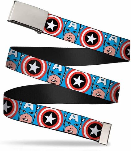 Buckle-Down Web Belt Captain America 1.5" in Saudi Arabia