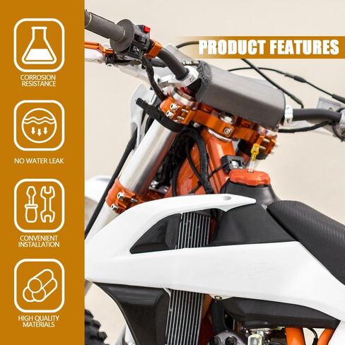 2PCS Breather Hose Gas Fuel Tank Cap, Fuel Tank Vent, CNC One Way Tank Valve Vent Tube with Aluminum Cap, Universal Car Accessories Tube Hose Breather Cap for ATV Quad CRF Pit Dirt Bike in Saudi Arabia