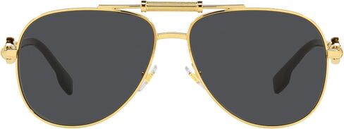 Versace Sunglasses Gold Frame, Dark Grey Lenses, 59MM in Saudi Arabia