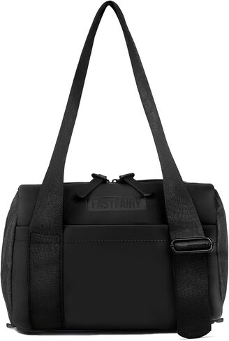 حقيبة صالة رياضية صغيرة للنساء: حقيبة يد أو حقيبة كتف مع أحزمة قابلة للتعديل - مع القوس اللطيف - تدريبات عمل اليوغا in Kuwait