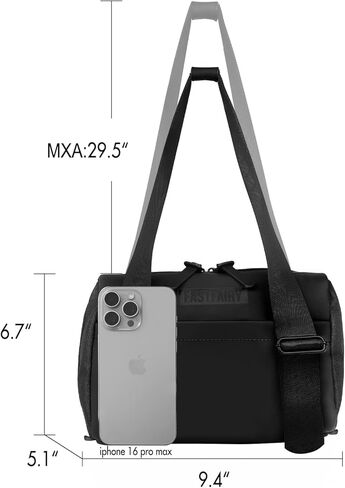 حقيبة صالة رياضية صغيرة للنساء: حقيبة يد أو حقيبة كتف مع أحزمة قابلة للتعديل - مع القوس اللطيف - تدريبات عمل اليوغا in Kuwait