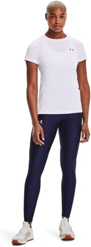 Under Armour Women's Standard Tech Short-Sleeve T-Shirt, (640) Pink Punk / / Metallic Silver, Medium in Saudi Arabia