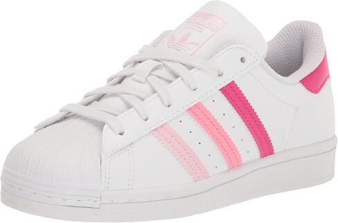 adidas Originals Superstar Sneaker, White/Core White/Black, 5 US Unisex Big Kid in Saudi Arabia
