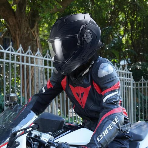 Advant X Visor Shield, Outer Face Shield for Advant X Motorcycle Helmet Compatible with Advant X Carbon (Chrome Red) in Saudi Arabia