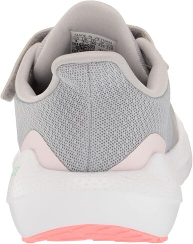 adidas Unisex-Child EQ21 Running Shoe, Black/White/Grey (Elastic), 4.5 in Kuwait