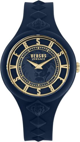 Versus Versace Womens Red 39 mm Fire Island Studs Watch VSP1R2821 in Saudi Arabia