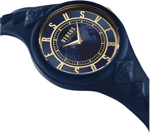 Versus Versace Womens Red 39 mm Fire Island Studs Watch VSP1R2821 in Saudi Arabia