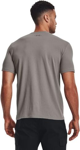 Under Armour Men's Antler Hunt Logo T-Shirt , Black (001)/Ua Barren Camo , Small in Saudi Arabia