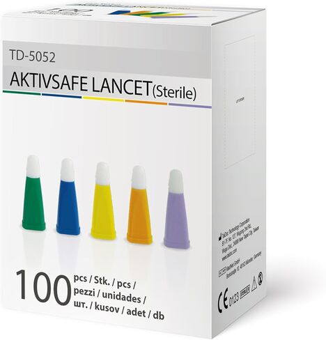 AKTIVSAFE Safety Lancets, Box of 100, 21G, 2.2mm) in Saudi Arabia