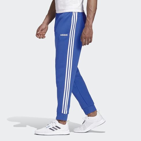 adidas Men's Essentials 3-stripes Fleece Jogger Pant,Black/Black,3X-Large in Kuwait