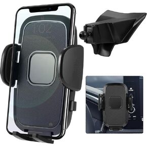 Car Cell Phone Holder Mount for Honda CRV CR-V 2025 2024 2023 LX EX EX-L Sport Hybrid Touring Interior Accessories, Dashboard Bracket with Custom Base for All 4.0"-7.0" Cell Phones